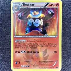 Emboar Holo Secret Rare BW Pokemon Next Destinies 100/99 Secret Rare - Image 1