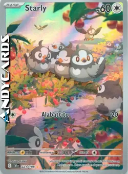 STARLY 221/198• Rara Gallery • Scarlatto e Violetto SV POKEMON - Image 1