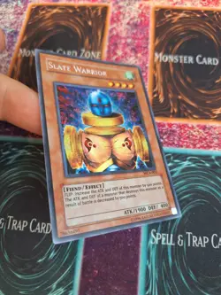 Yu-Gi-Oh! Slate Warrior WC4-003 Prismatic Secret Rare Limited Near Mint - Image 2