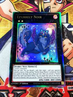 Epurrely Noir ra04-en071 (NEW) Ultimate Rare Yu-Gi-Oh - Image 1