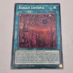 Yu-Gi-Oh! Maze of Memories Barian Untopia MAZE-EN022 Spell Card 1st Edition 2023 - Image 2