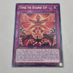 Yu-Gi-Oh! Maze of Memories Time To Stand Up MAZE-EN017 Trap Card 1st Edition - Image 2