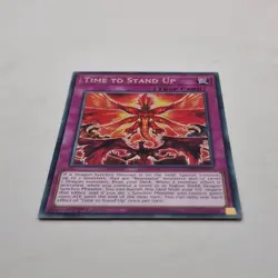 Yu-Gi-Oh! Maze of Memories Time To Stand Up MAZE-EN017 Trap Card 1st Edition - Image 3
