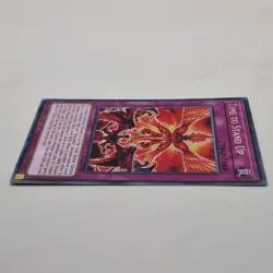 Yu-Gi-Oh! Maze of Memories Time To Stand Up MAZE-EN017 Trap Card 1st Edition - Image 4