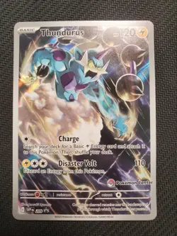 Thundurus 209 (Pokemon Center Exclusive) Promo Card - MINT - Holo - Unsealed - Image 2