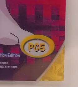 Pokemon Topps TCG #150 Mewtwo Card PC5 TV Animation Ed 2000 In Hard Case w/Stand - Image 5