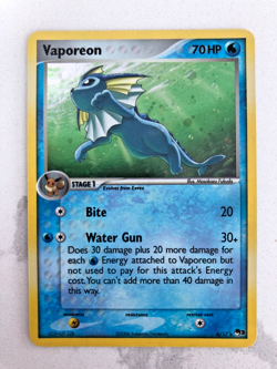 Vaporeon 6/17 Holo Foil Rare Pop Series 3 Promo 2006 Pokemon Card ~LP-NM~ - Image 1