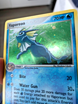 Vaporeon 6/17 Holo Foil Rare Pop Series 3 Promo 2006 Pokemon Card ~LP-NM~ - Image 3