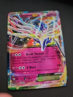 Pokemon TCG Xerneas EX 2014 Black Star Promo Ultra Rare Holo Card #XY07 XY - Image 1