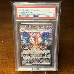 Pokemon TCG Charizard EX Obsidian Flames Special Illustration Card 223/197 PSA 9 - Image 1