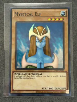 Mystical Elf LOB-EN062 25th Anniversary Super Rare NM Yugioh Card - Image 1