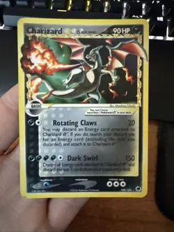 2006 EX Dragon Frontiers Charizard Gold Star Holo Card 100/101 - Image 4