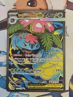 Pokemon Mega Evolution Mega Venusaur EX Ultra Rare Card 155/132 NM - Image 1