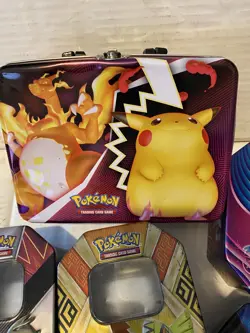 Pokemon TCG 6 x Card Tins Empty Bundle Various Sets. See Photos - Image 4