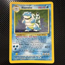 Pokemon TCG Blastoise Base Set 2 Holo Card 2/102 - Image 1