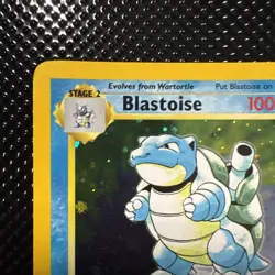Pokemon TCG Blastoise Base Set 2 Holo Card 2/102 - Image 2