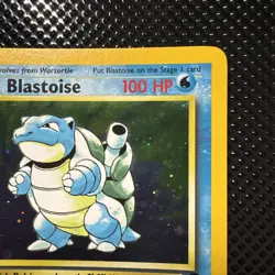 Pokemon TCG Blastoise Base Set 2 Holo Card 2/102 - Image 3
