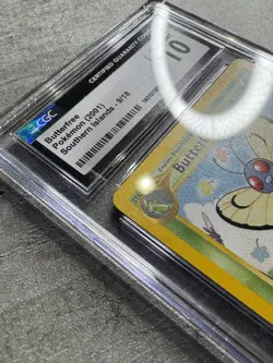 Pokemon Card Butterfree Promo CGC 10 Gem Mint, Southern Islands 9/18, 2001 (1) - Image 5