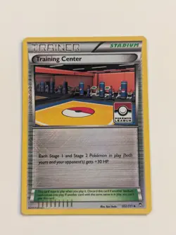 Training Center 102/111 Reverse Holo Crosshatch League Promo Pokemon Card NM - Image 2