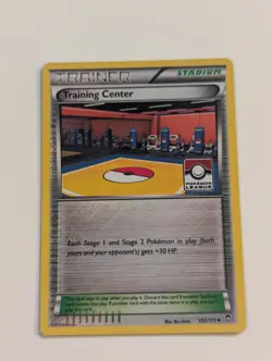 Training Center 102/111 Reverse Holo Crosshatch League Promo Pokemon Card NM - Image 3