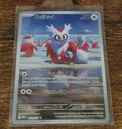 Pokemon Delibird 152/132 Mega Evolution Illustration Rare Card NM - Image 3