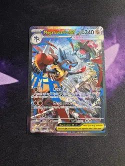 Mega Lucario ex Special Illustration Rare 179/132 Mega Evolution Pokemon Card NM - Image 1