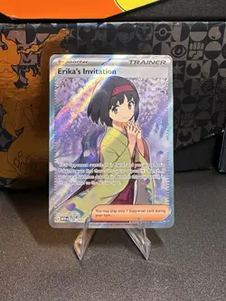 Pokemon Card Erika's Invitation 196/165 Scarlet & Violet 151 Series - Image 1