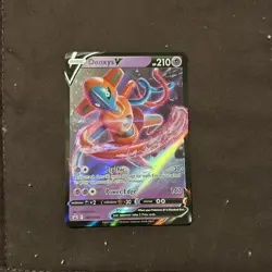 Deoxys V SWSH266 NM Holofoil Promo Rare Pokemon Card - Image 1