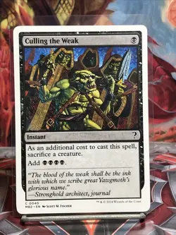 Culling the Weak (Non-foil) [White Border] Mystery Booster 2 0040 Common MTG - Image 1