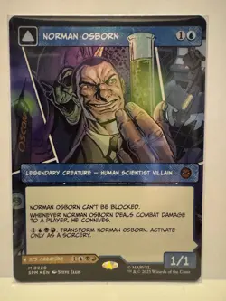 Norman Osborn - Borderless Foil - Spider-Man - NM - MTG Magic - 0220 - Image 1