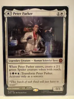 Peter Parker Amazing Spider-Man - Spider-Man - NM - MTG Magic - 0010 - Image 1