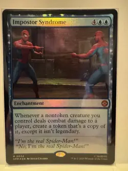 Imposter Syndrome - Foil - Spider-Man - NM - MTG Magic - 0034 - Image 1