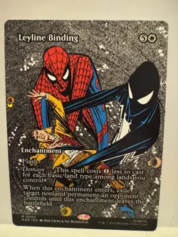 Leyline Binding - Borderless Foil - Spider-Man - NM - MTG Magic - 0002 - Image 1