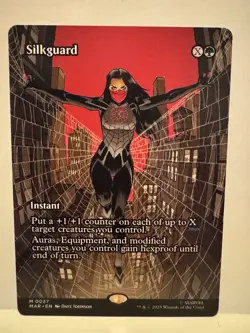 Silkguard - Borderless - Spider-Man - NM - MTG Magic - 0037 - Image 1