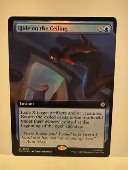 Hide On The Ceiling - Extended Foil - Spider-Man - NM - MTG Magic - 0249 - Image 1