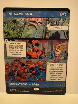 The Clone Saga - Borderless Foil - Spider-Man - NM - MTG Magic - 0219 - Image 1