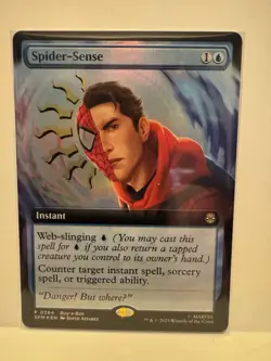 Spider-Sense - Extended Foil Buy-a-box - Spider-Man - NM - MTG Magic - 0284 - Image 1