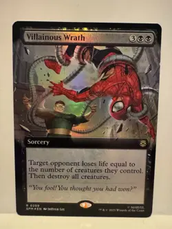 Villainous Wrath - Extended Foil - Spider-Man - NM - MTG Magic - 0259 - Image 1