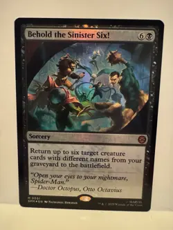 Behold The Sinister Six - Foil - Spider-Man - NM - MTG Magic - 0051 - Image 1