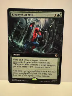 Strength of Will - Extended - Spider-Man - NM - MTG Magic - 0267 - Image 1