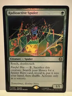 Radioactive Spider - Foil - Spider-Man - NM - MTG Magic - 0285 - Image 1