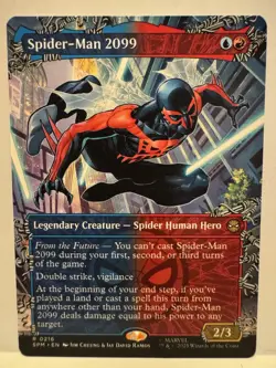 Spider-Man 2099 - Borderless - Spider-Man - NM - MTG Magic - 216 - Image 1