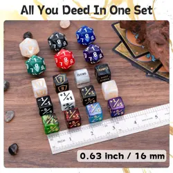 78 Pieces MTG Dice Set with Plus 1 Life Counter & Keyword Token Dice & Shield... - Image 5
