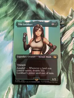 Tifa Lockhart (Borderless)-Foil Near Mint MTG Universes Beyond: FINAL FANTASY NM - Image 1