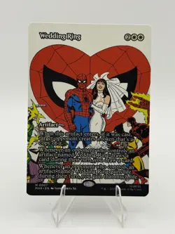 Wedding Ring - (Borderless) - Marvel's Spiderman (MAR) - MTG 0007 - Image 1