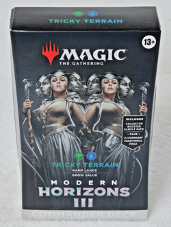MTG Modern Horizons 3 TRICKY TERRAIN Commander Deck - 100 Card Deck - BRAND NEW - Image 1
