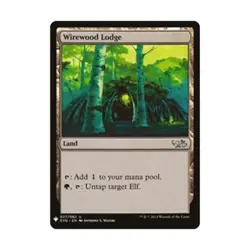 WOTC MtG The List Wirewood Lodge (U) NM - Image 1
