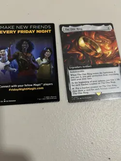 The One Ring (Extended Art) NEAR MINT Condition: Universes Beyond: LOTR: MTG - Image 2