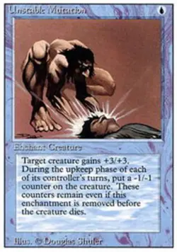 Unstable Mutation - Revised Edition # MTG Magic The Gathering - Image 1