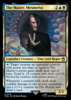 The Master, Mesmerist - Doctor Who #0145 MTG Magic The Gathering - Image 1